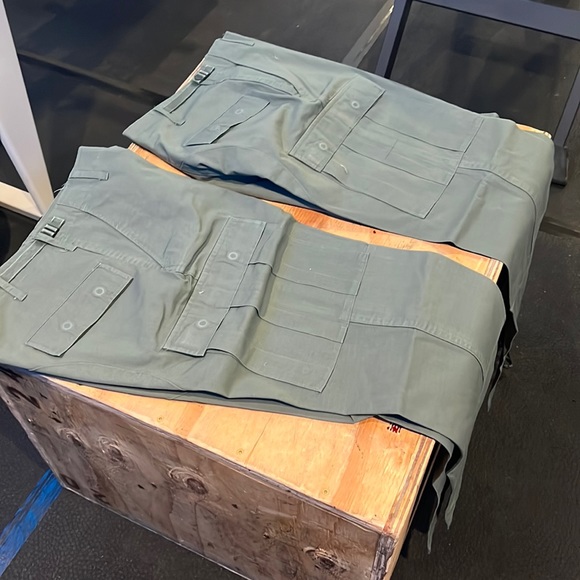 Tactical Mens Outdoor Rugged Relaxed Work Pants OD Green - Picture 4 of 9